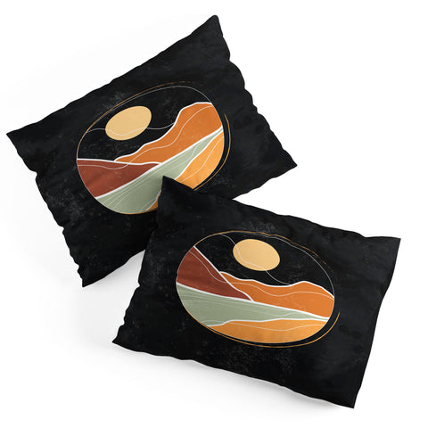 Domonique Brown Night Cowboy Pillow Shams