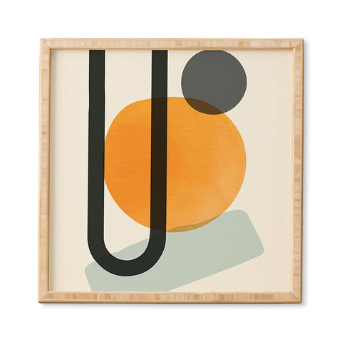 Domonique Brown Oranges Framed Wall Art