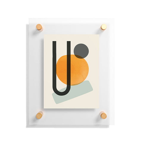 Domonique Brown Oranges Floating Acrylic Print