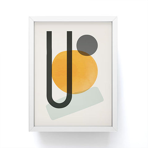 Domonique Brown Oranges Framed Mini Art Print