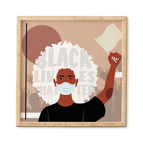 Domonique Brown Protest No 1 Framed Wall Art