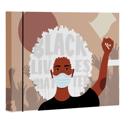 Domonique Brown Protest No 1 Art Canvas