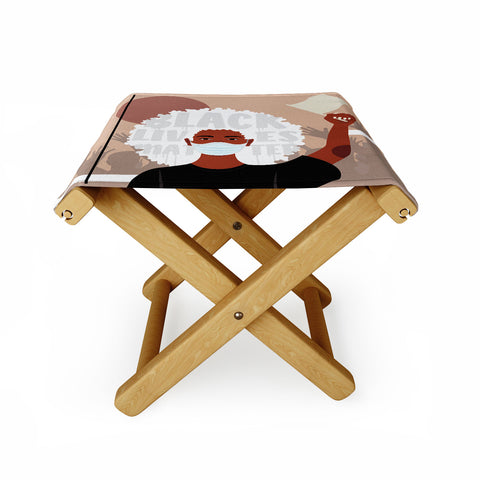 Domonique Brown Protest No 1 Folding Stool