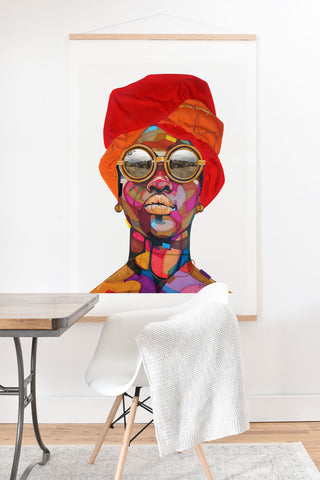 Domonique Brown Reflection 1 Art Print And Hanger