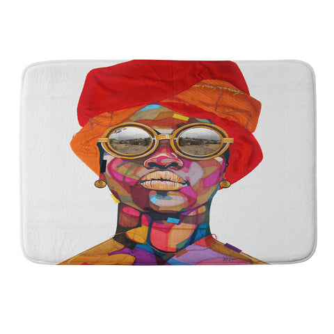 Domonique Brown Reflection 1 Memory Foam Bath Mat