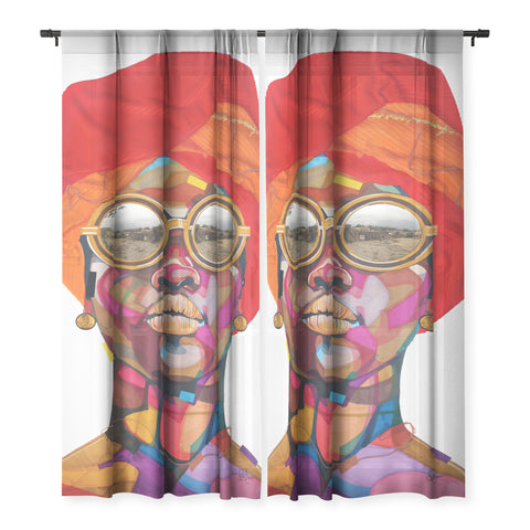 Domonique Brown Reflection 1 Sheer Non Repeat