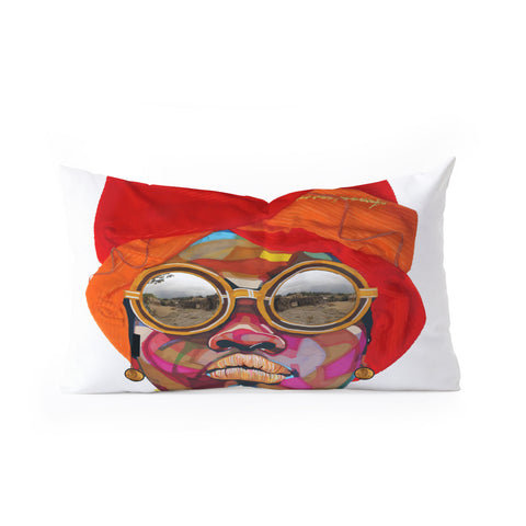 Domonique Brown Reflection 1 Oblong Throw Pillow