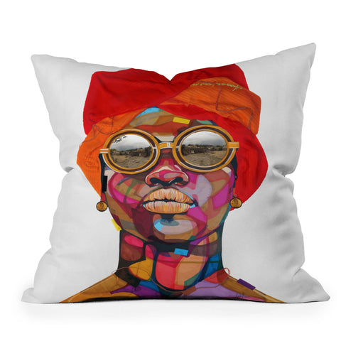 Domonique Brown Reflection 1 Throw Pillow