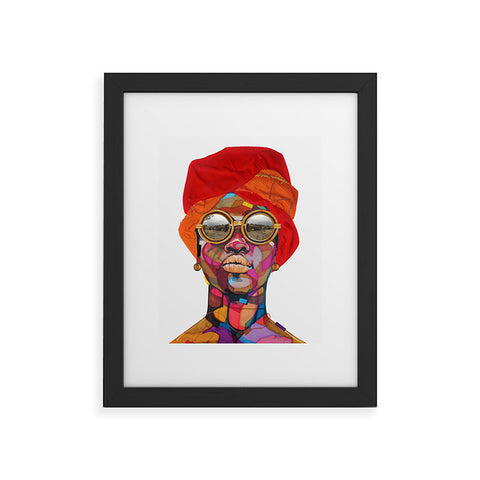 Domonique Brown Reflection 1 Framed Art Print