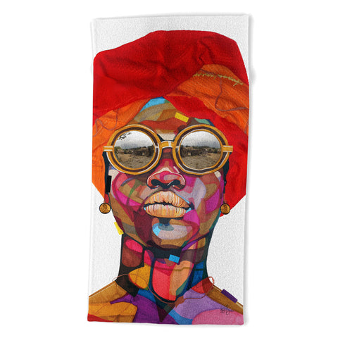 Domonique Brown Reflection 1 Beach Towel