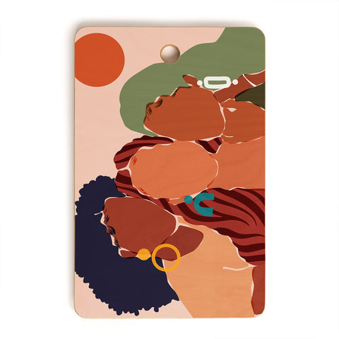 Domonique Brown Sisterhood I Cutting Board Rectangle