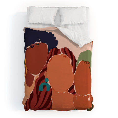 Domonique Brown Sisterhood I Duvet Cover