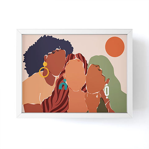 Domonique Brown Sisterhood I Framed Mini Art Print