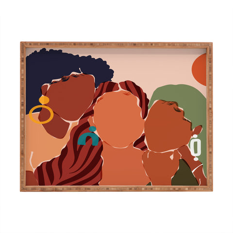 Domonique Brown Sisterhood I Rectangular Tray