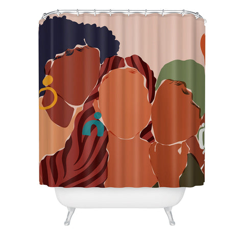 Domonique Brown Sisterhood I Shower Curtain