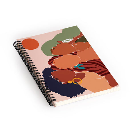 Domonique Brown Sisterhood I Spiral Notebook