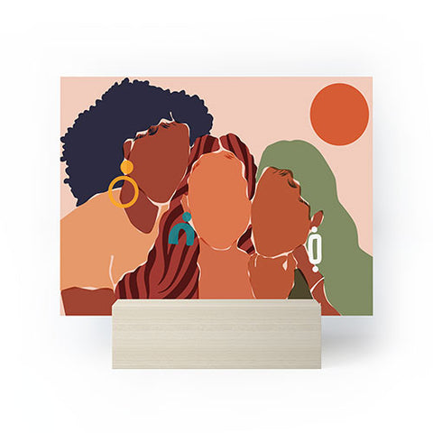 Domonique Brown Sisterhood I Mini Art Print