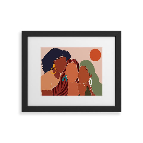 Domonique Brown Sisterhood I Framed Art Print