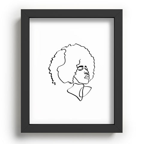 Domonique Brown Soul Fro Recessed Framing Rectangle