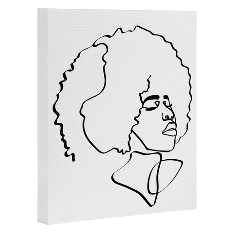 Domonique Brown Soul Fro Art Canvas