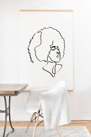 Domonique Brown Soul Fro Art Print And Hanger