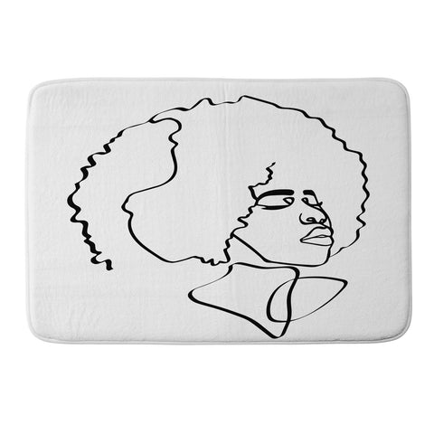 Domonique Brown Soul Fro Memory Foam Bath Mat