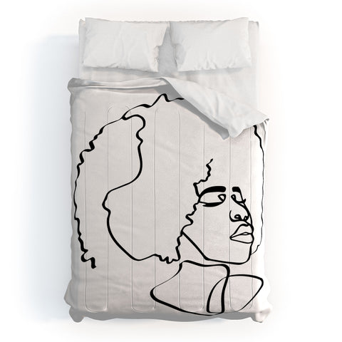 Domonique Brown Soul Fro Comforter