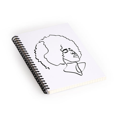 Domonique Brown Soul Fro Spiral Notebook