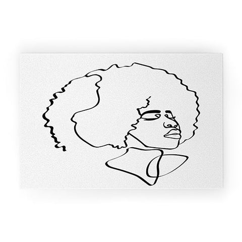 Domonique Brown Soul Fro Welcome Mat