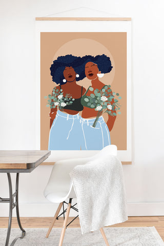 Domonique Brown Soul Sisters Art Print And Hanger