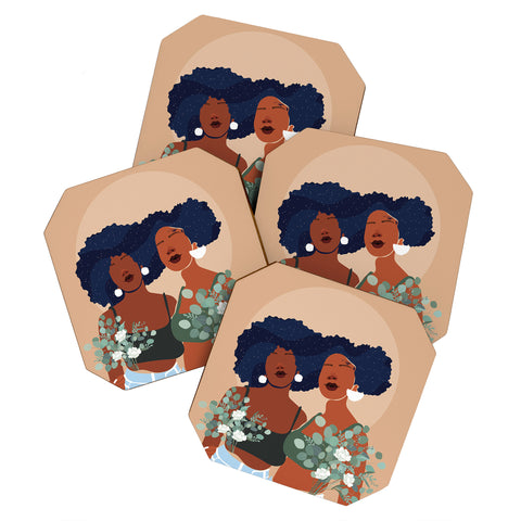 Domonique Brown Soul Sisters Coaster Set