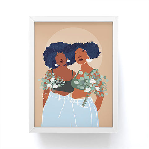 Domonique Brown Soul Sisters Framed Mini Art Print