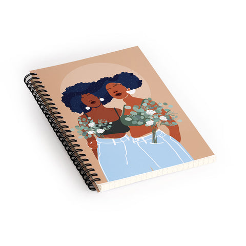 Domonique Brown Soul Sisters Spiral Notebook