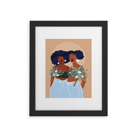 Domonique Brown Soul Sisters Framed Art Print