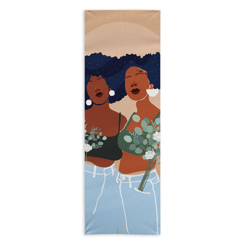 Domonique Brown Soul Sisters Yoga Towel