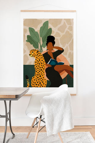 Domonique Brown Stay Home No 1 Art Print And Hanger