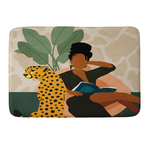 Domonique Brown Stay Home No 1 Memory Foam Bath Mat