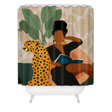 Domonique Brown Stay Home No 1 Shower Curtain