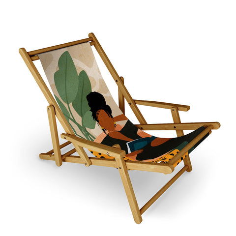 Domonique Brown Stay Home No 1 Sling Chair