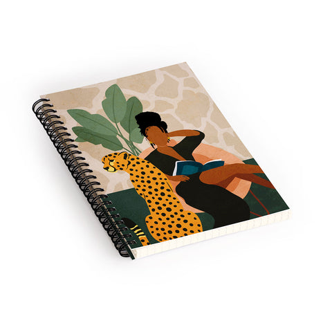 Domonique Brown Stay Home No 1 Spiral Notebook