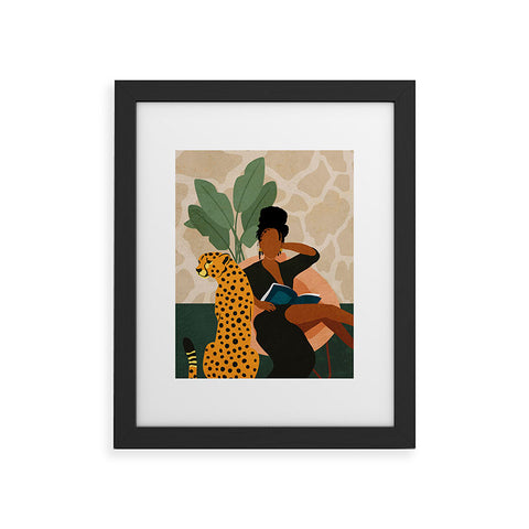Domonique Brown Stay Home No 1 Framed Art Print
