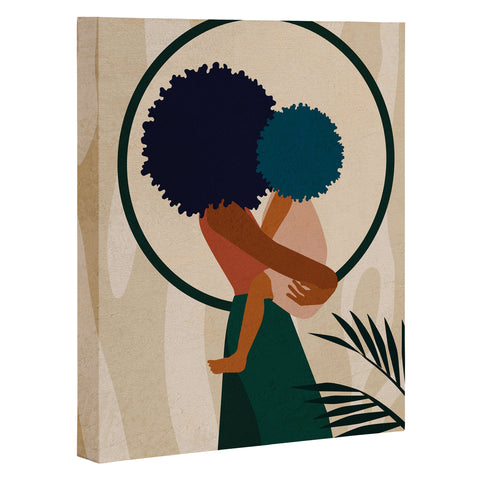 Domonique Brown Stay Home No 3 Art Canvas