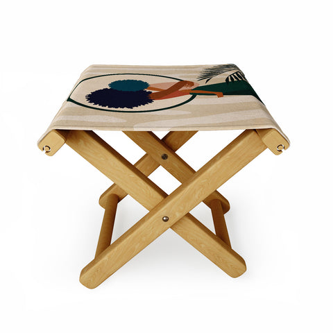 Domonique Brown Stay Home No 3 Folding Stool