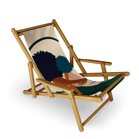 Domonique Brown Stay Home No 3 Sling Chair