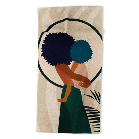 Domonique Brown Stay Home No 3 Beach Towel