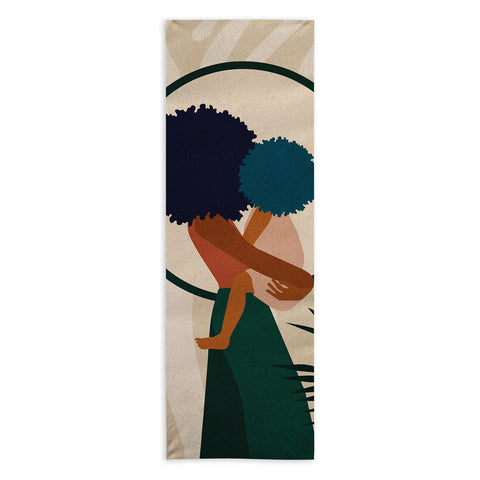 Domonique Brown Stay Home No 3 Yoga Towel