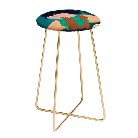 Domonique Brown Stay Home No 5 Counter Stool