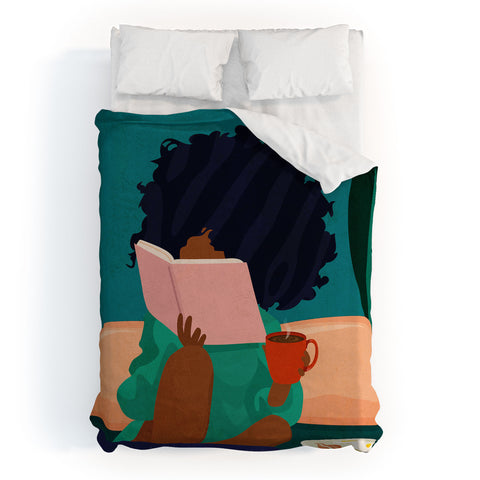 Domonique Brown Stay Home No 5 Duvet Cover