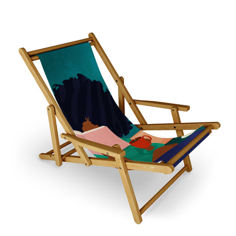 Domonique Brown Stay Home No 5 Sling Chair