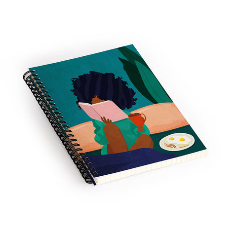 Domonique Brown Stay Home No 5 Spiral Notebook